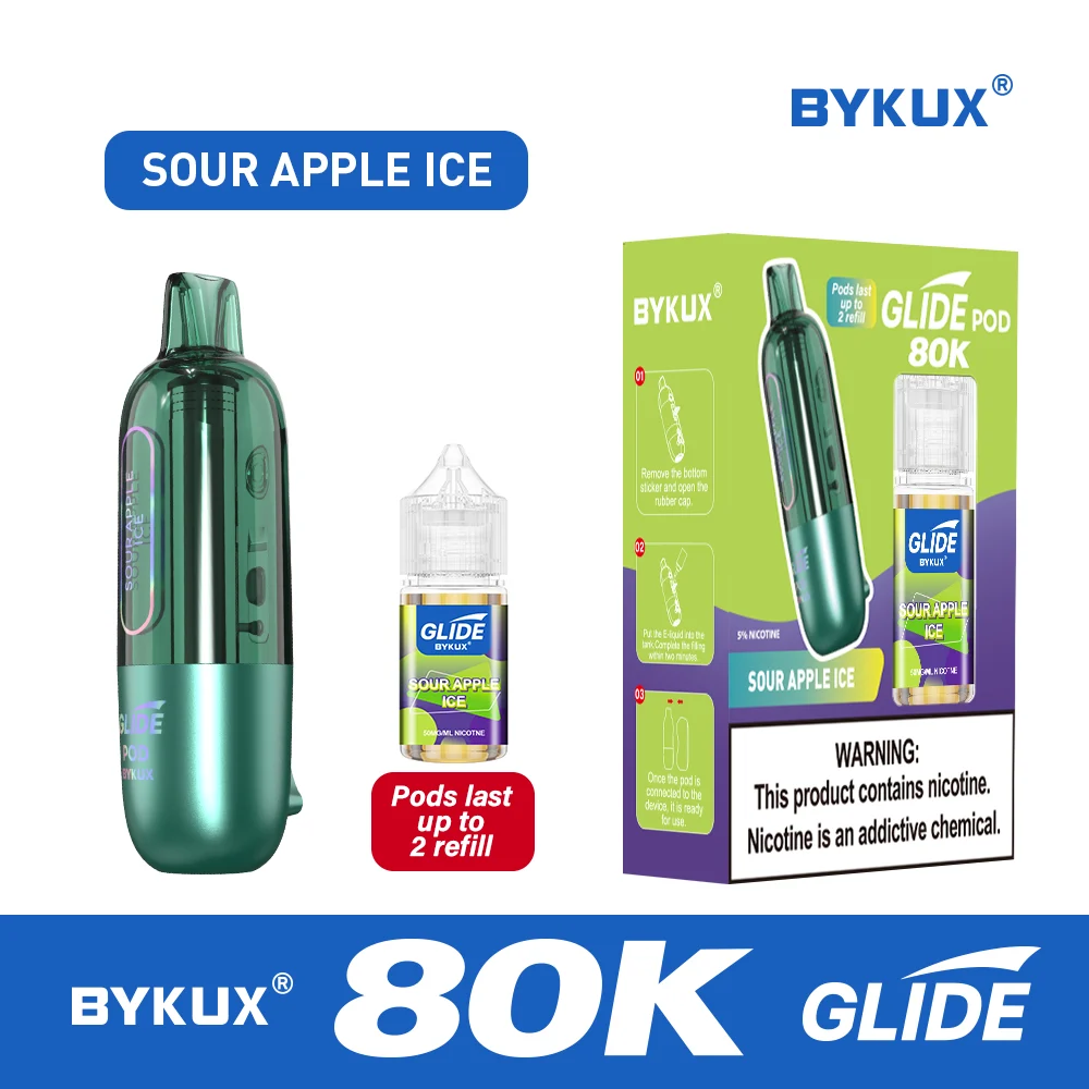 BYKUX GLIDE 80K Puffs 5% Nicotine Replacement Pod