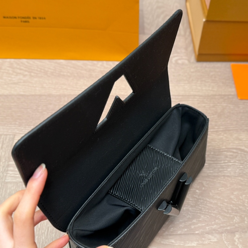 Louis Vuitton Twist West Bag Black 23Cm M25336