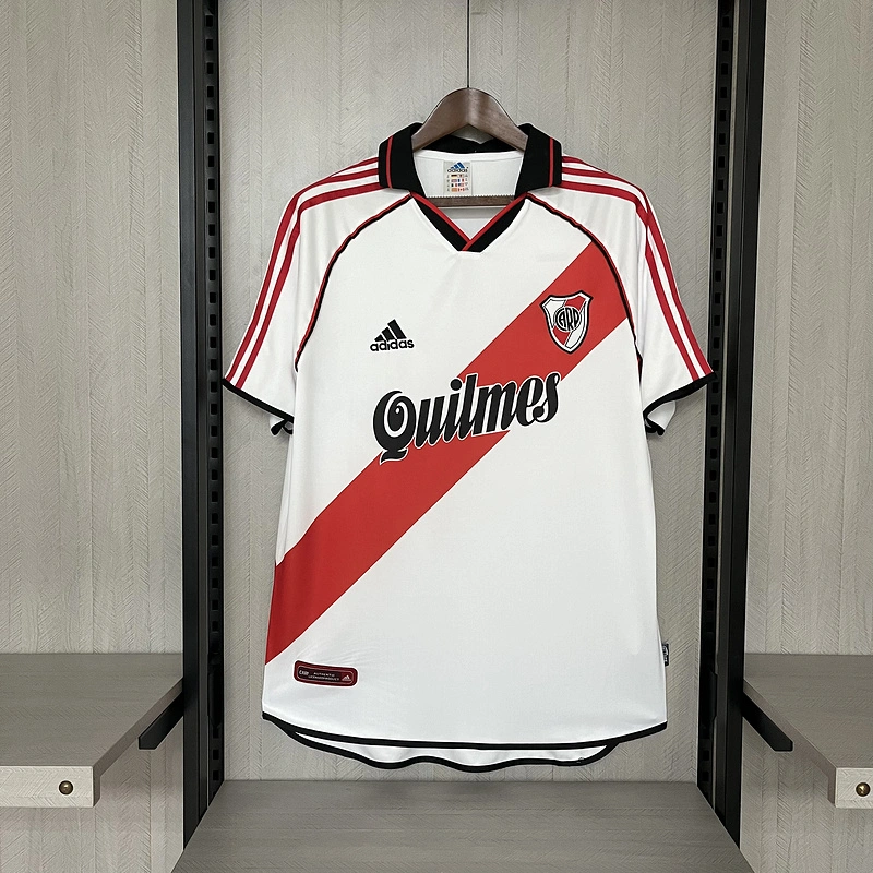 Retro 2000-01 River Plate Home Football Jersey retro
