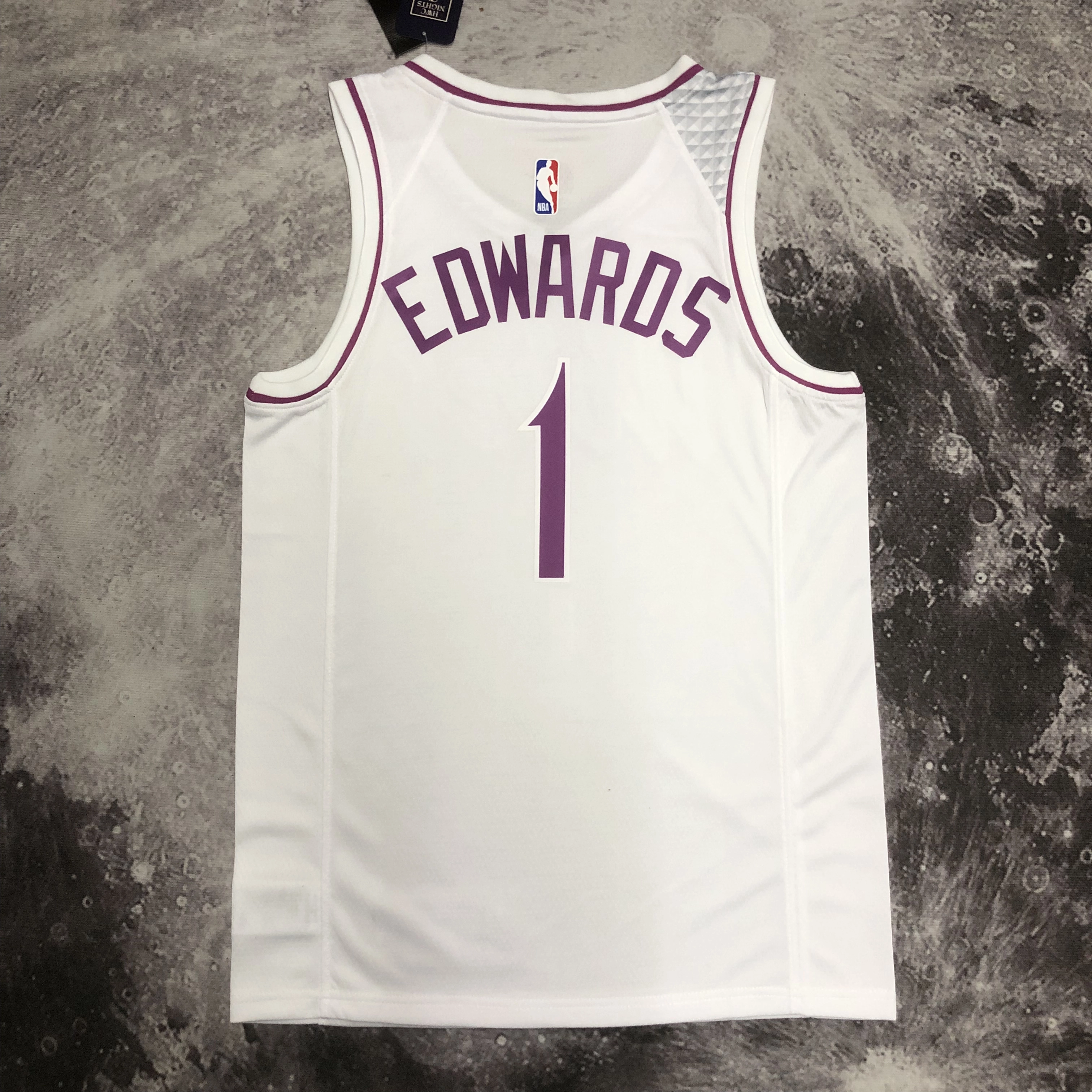 NBA Minnesota Timberwolves 1 Edwards Basketball Jersey