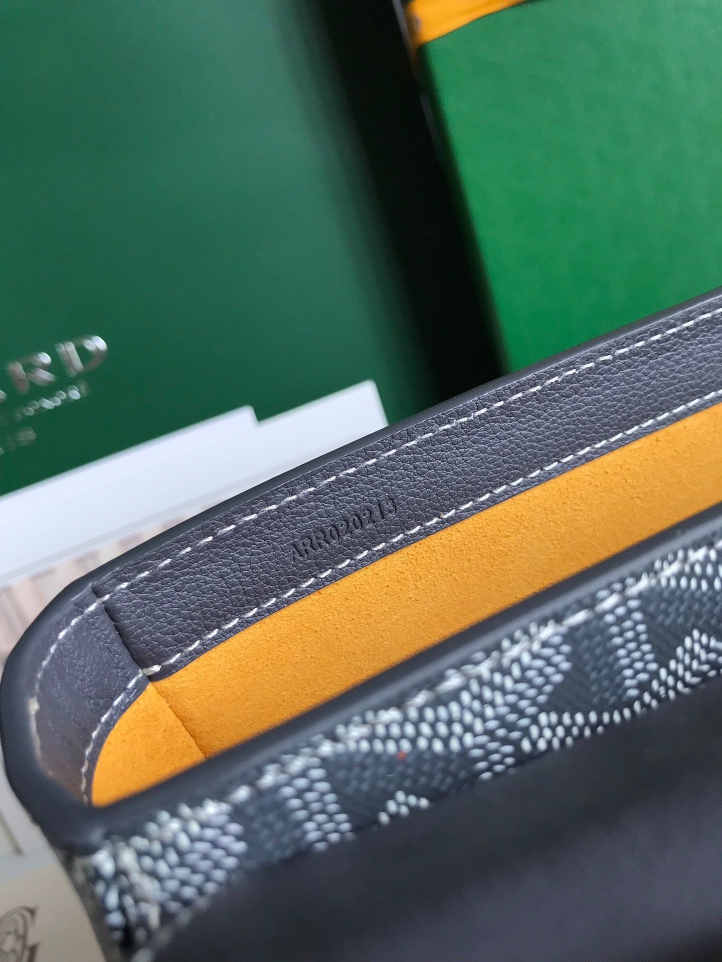 Goyard 233 Bag 25 Cm Gray Calfskin And Goyardine Canvas 25cm