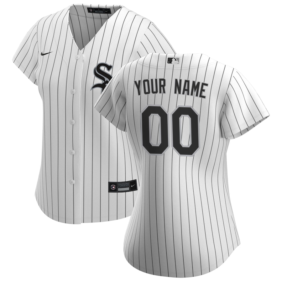 Chicago White Sox Women's Home Custom Jersey White