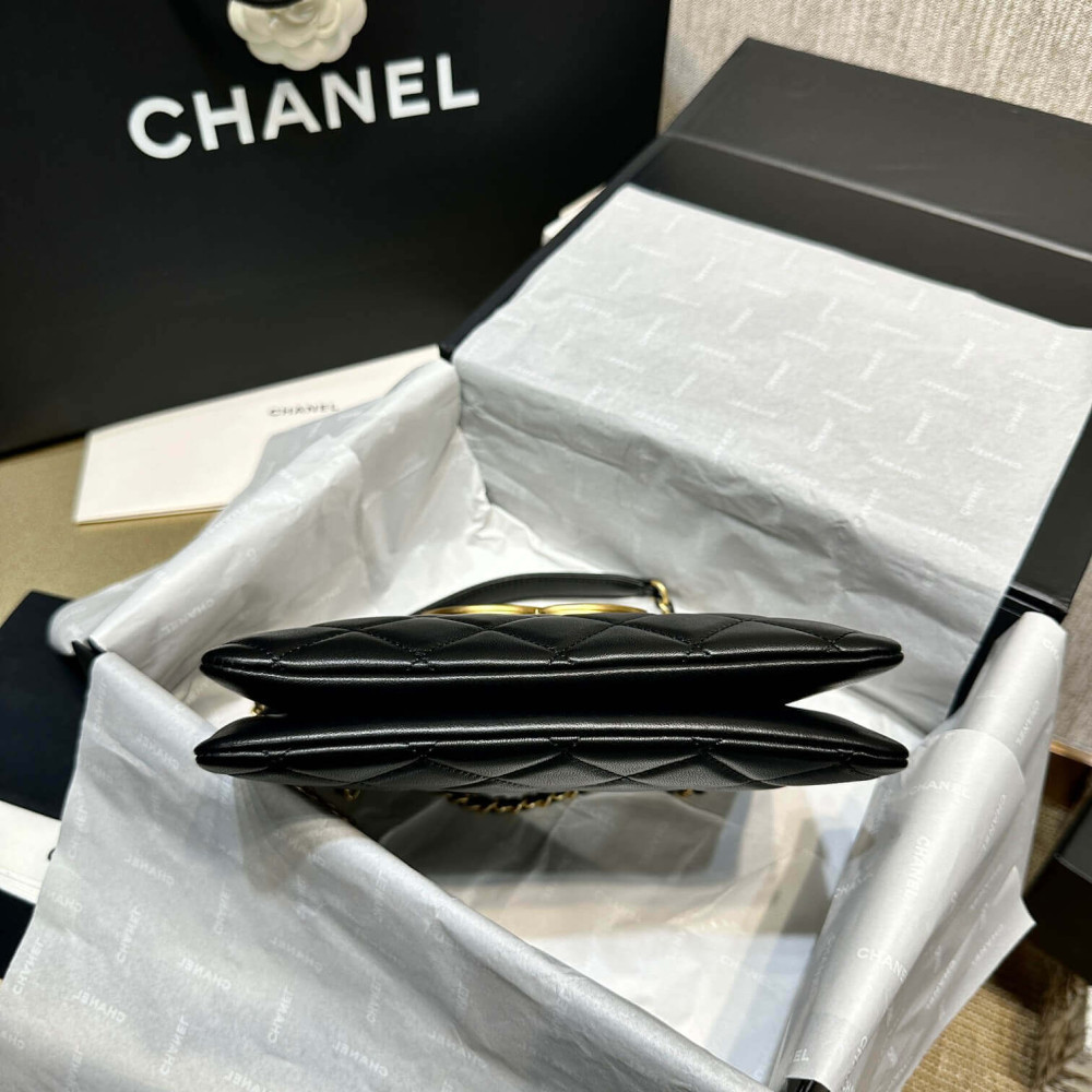 Chanel 24C Quilted Lambskin Shoulder Bag