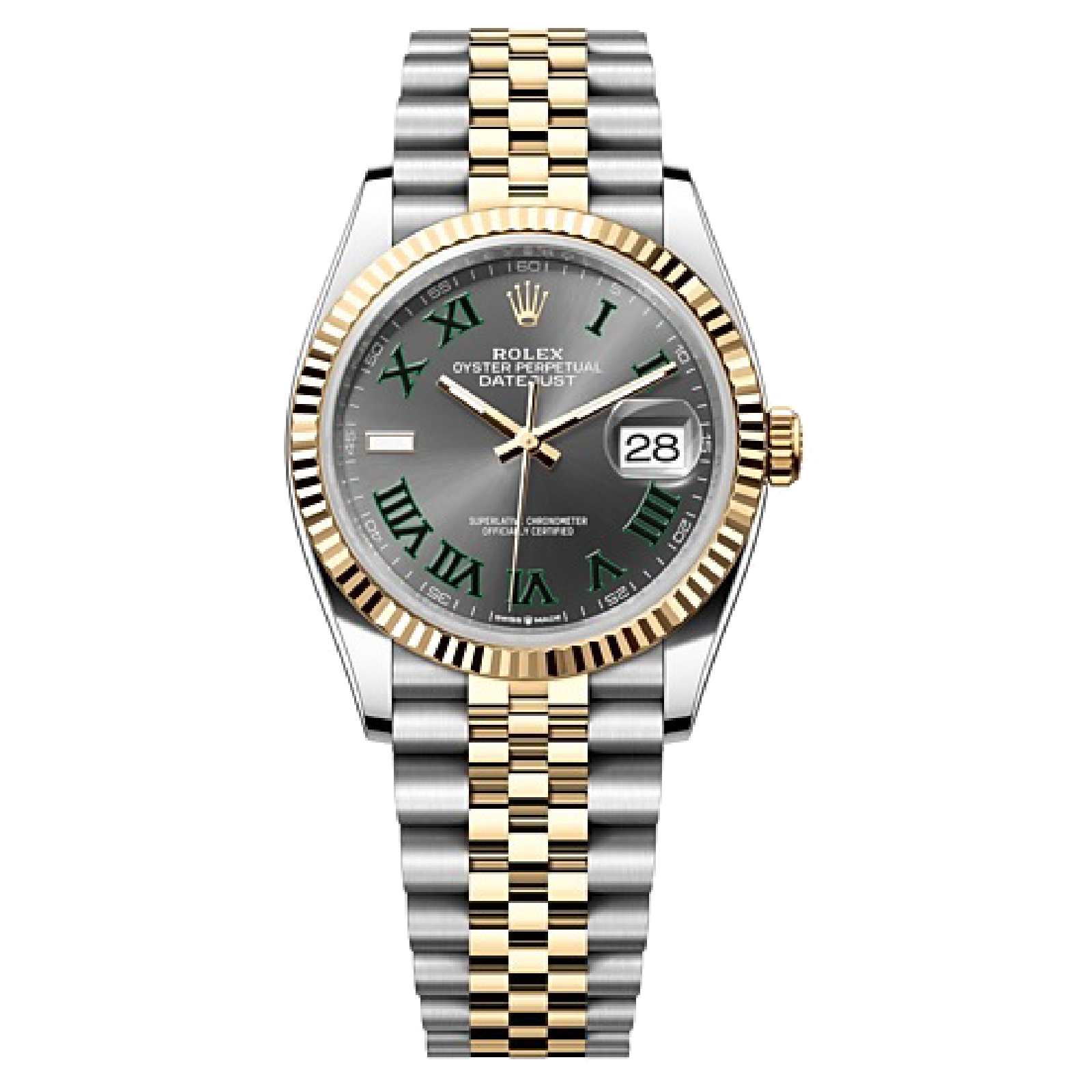 Rolex DATEJUST Oyster, 41mm/36mm, Oystersteel and yellow gold M126333