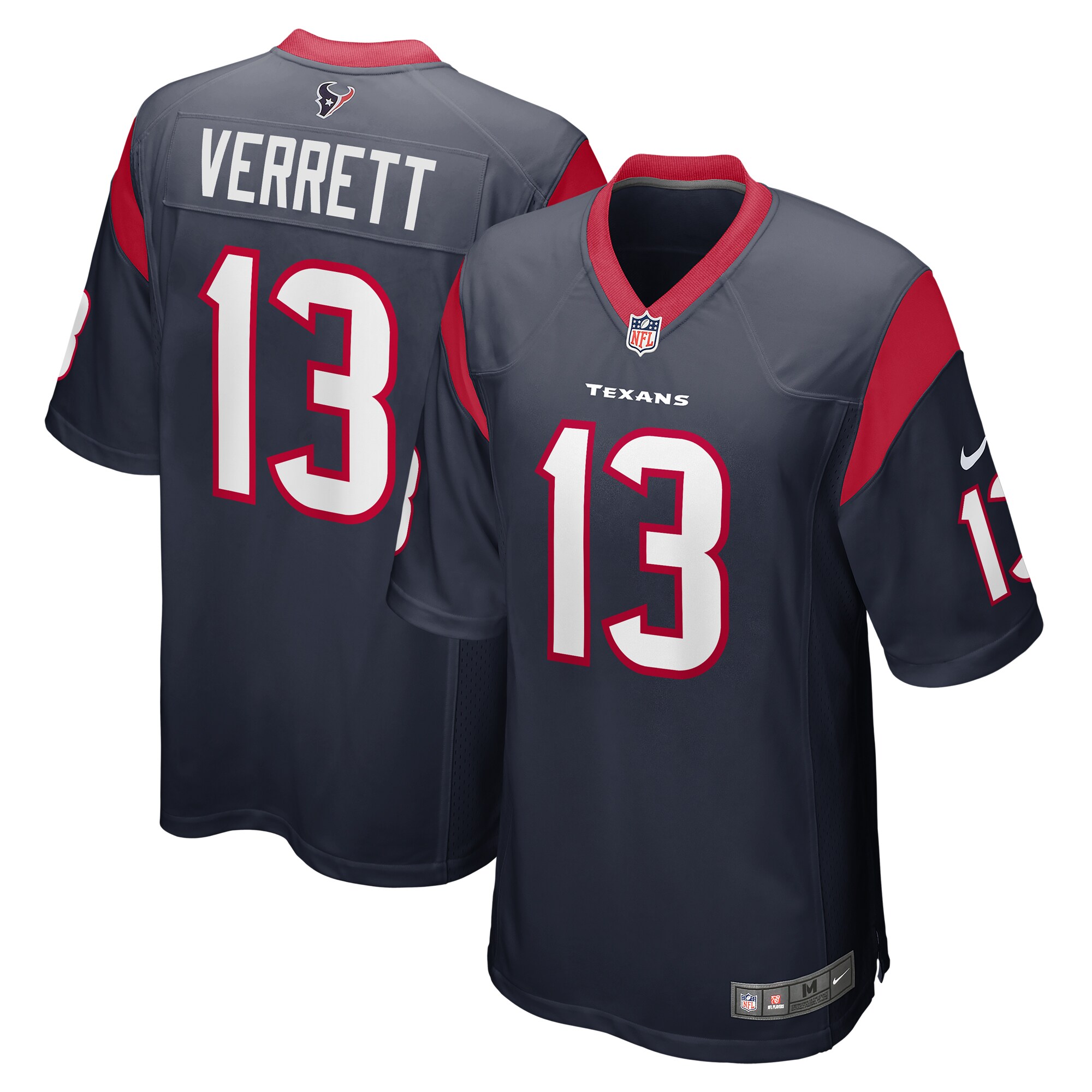 Jason Verrett Houston Texans Nike  Game Jersey -  Navy