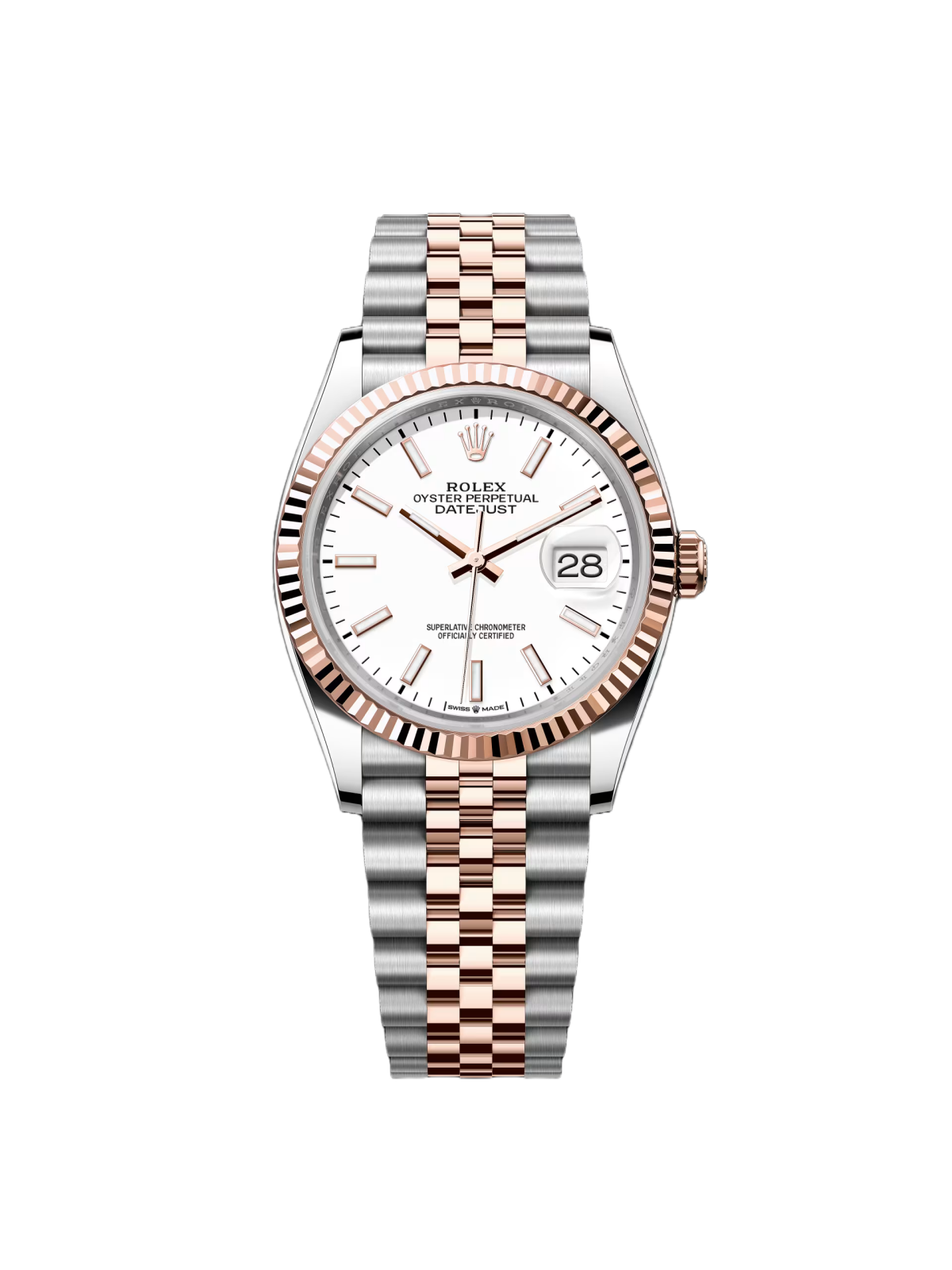 Rolex  Datejust 36mm 126231 White Dial Jubilee Bracelet