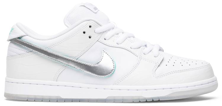 Diamond Supply Co. x Dunk Low Pro SB White Diamond BV1310-100
