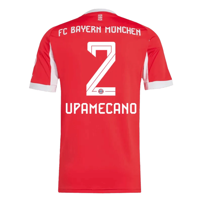 UPAMECANO #2 Bayern Munich Home Soccer Jersey 2025/26