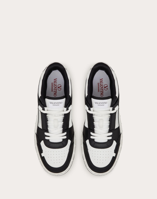 VALENTINO FREEDOTS LOW-TOP SNEAKER IN CALFSKIN