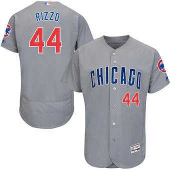 Anthony Rizzo Chicago Cubs Gray men's Majestic jersey
