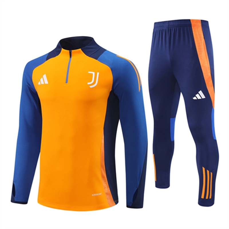 2024-25 Juventus Orange Yellow Long Sleeve Training Suit