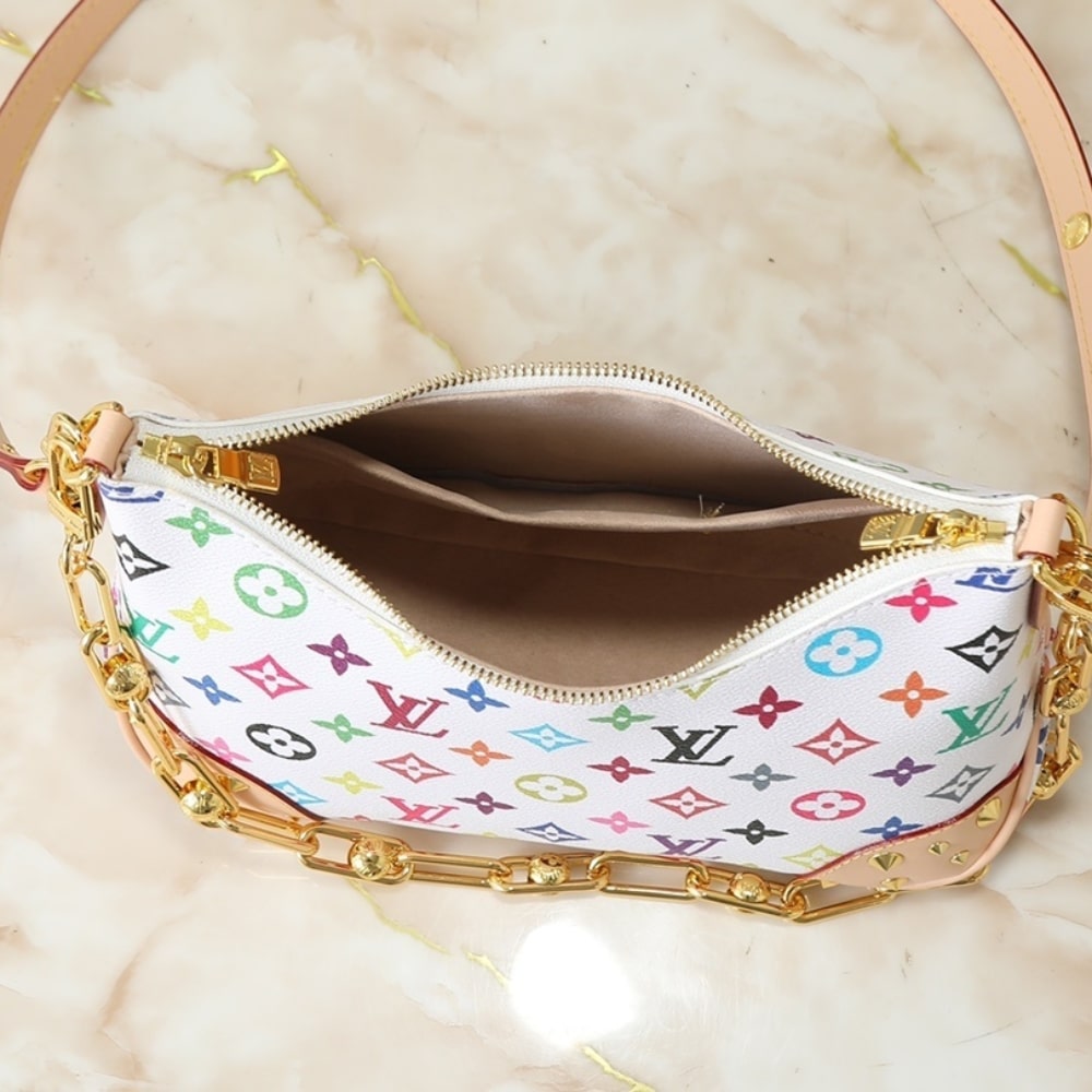 Louis Vuitton X Takashi Murakami Boulogne PM White 26m M27790
