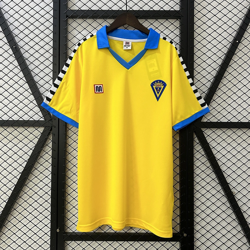 Retro 1983-84 Cadiz Home Home Football jersey Retro