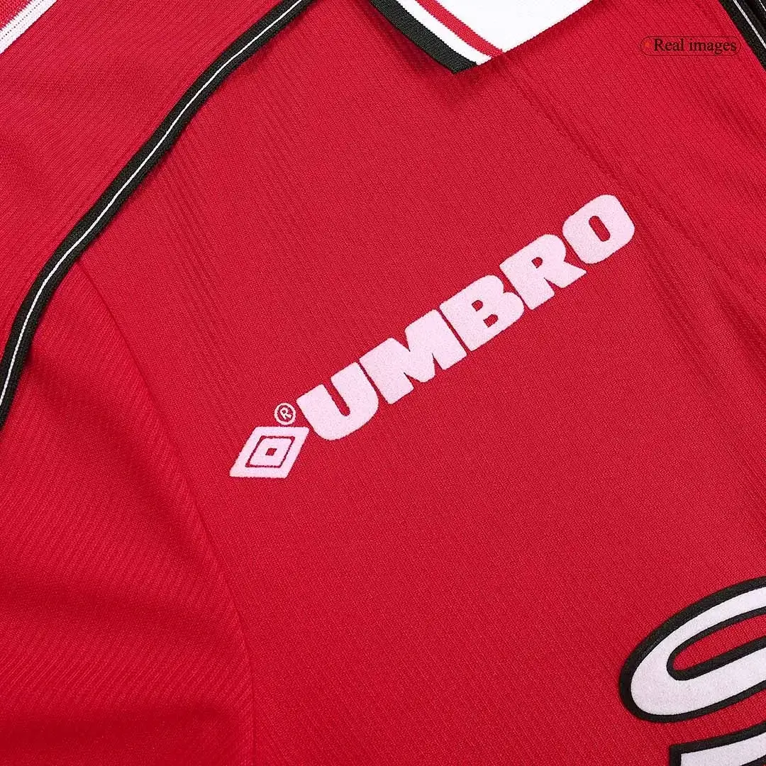Beckham #7 Manchester United 1998/99 Home Retro Jersey