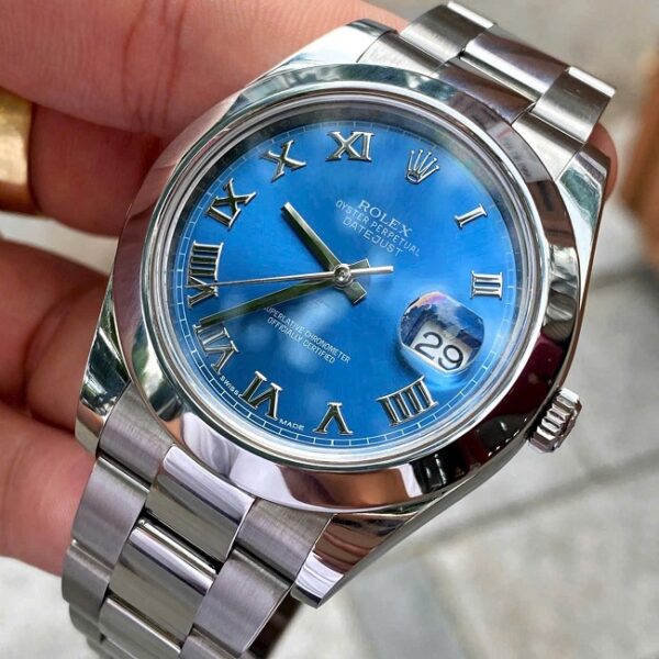 [Superclone] Rolex Datejust 41mm Bright Blue Dial Oyster 126300
