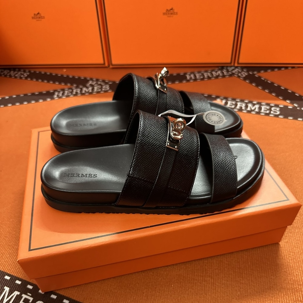 Hermes Jackson Sandal Noir H242949Zh03420