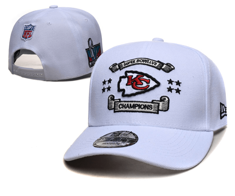 Kansas City Chiefs Snapback  hat White