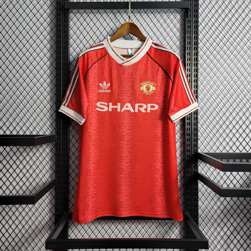 Retro 1990-92 Manchester United Home Football jersey retro