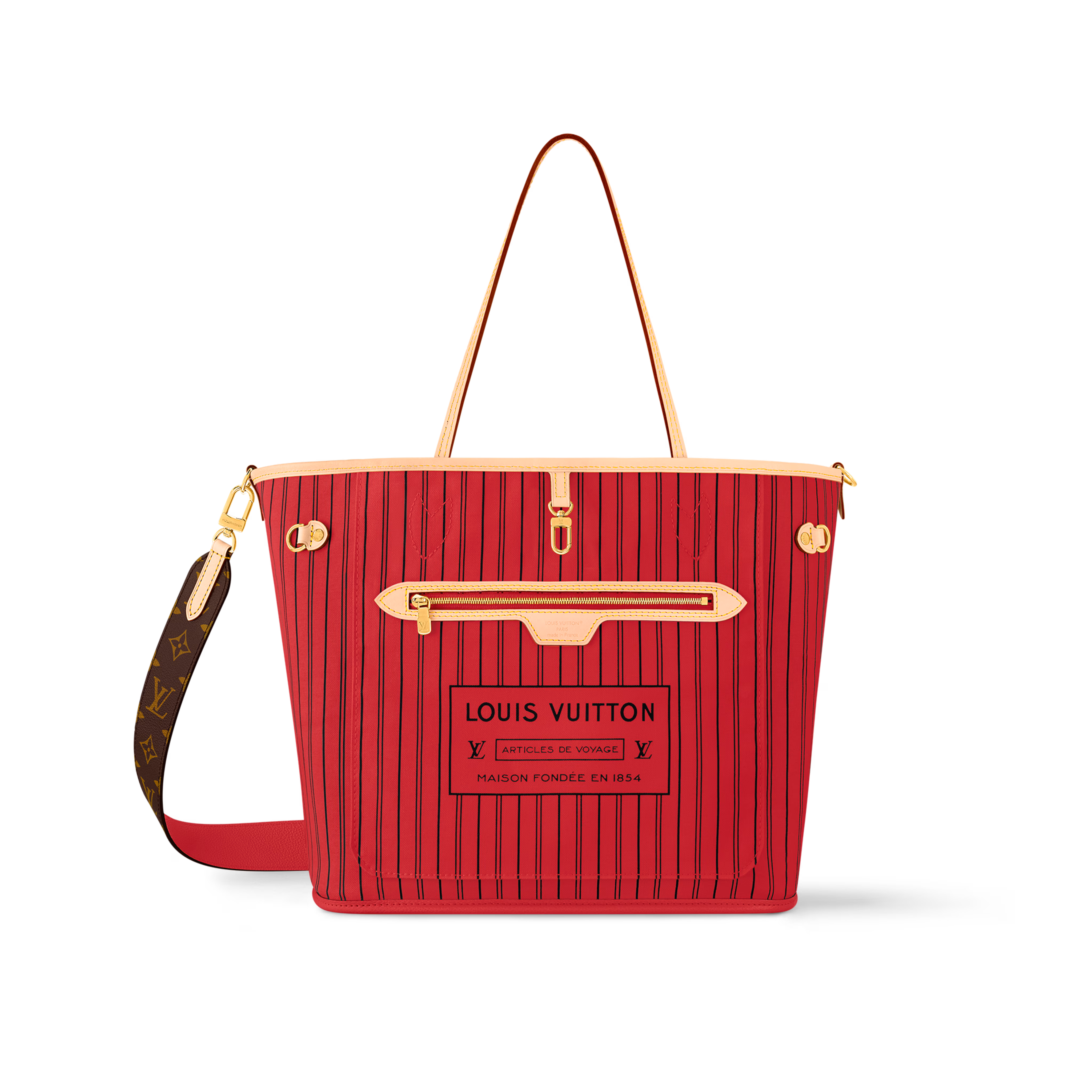 M12096 New Reversible Neverfull Bandoulière Inside Out MM