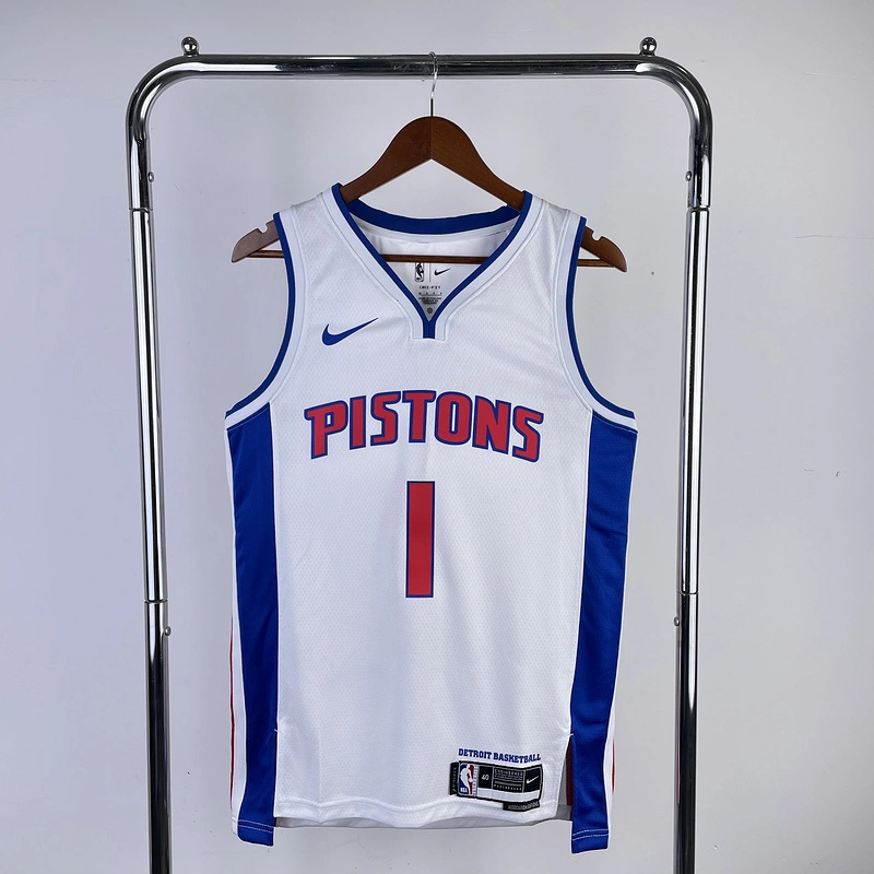 2023 NBA Detroit Pistons 1 IVERSON Basketball Jersey