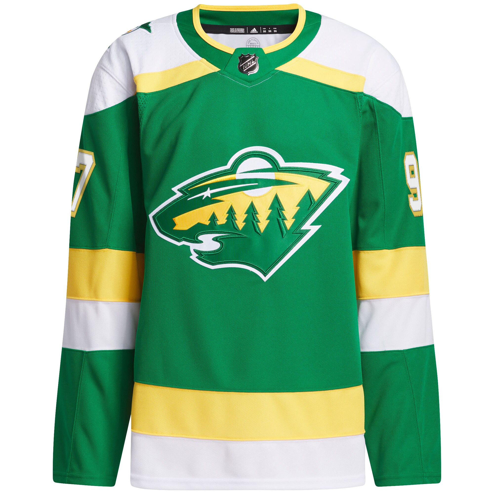 Kirill Kaprizov Minnesota Wild adidas 2023/24 Alternate Primegreen Authentic Player Jersey – Green