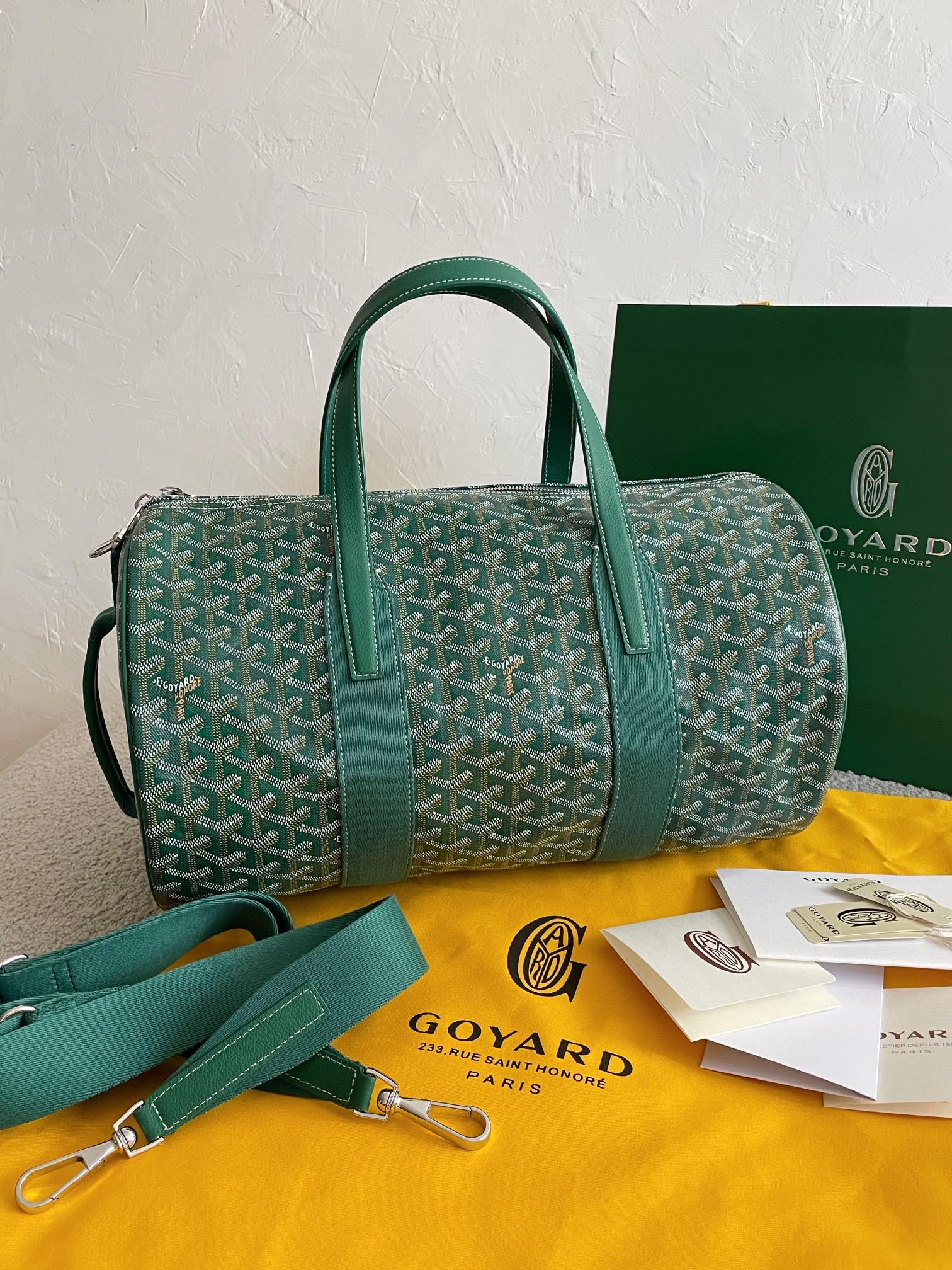 Goyard Barrel 40 – Green