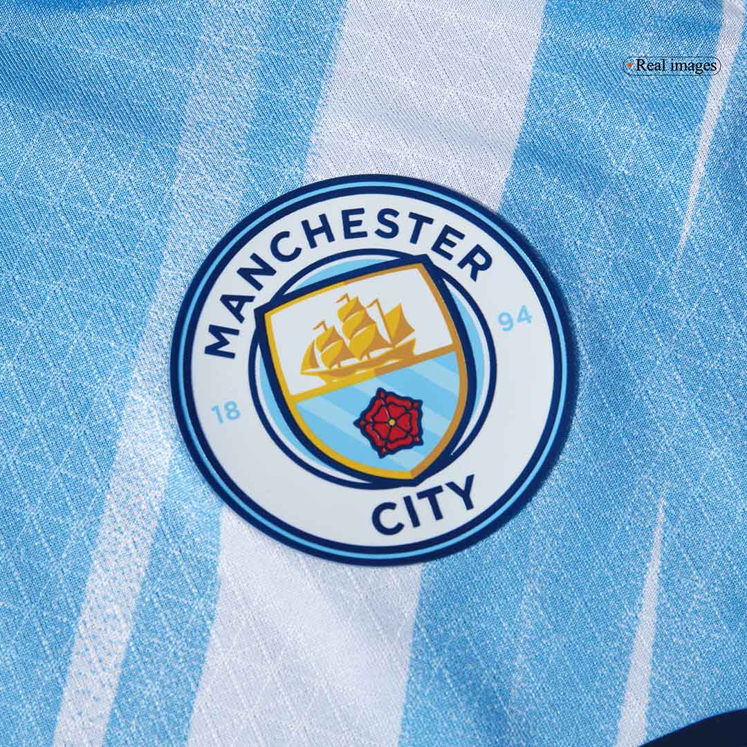 HAALAND #9 Manchester City Home Player Version Soccer Jersey 2025/26 Blue