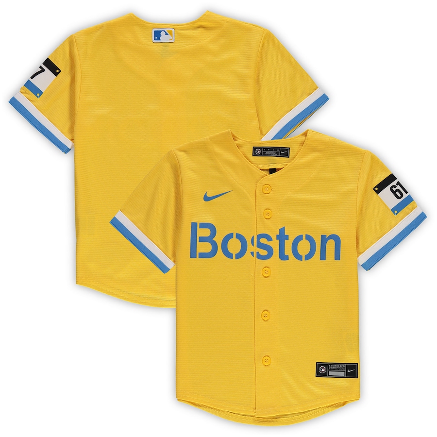 Boston Red Sox Preschool MLB City Connect Team Jersey Gold