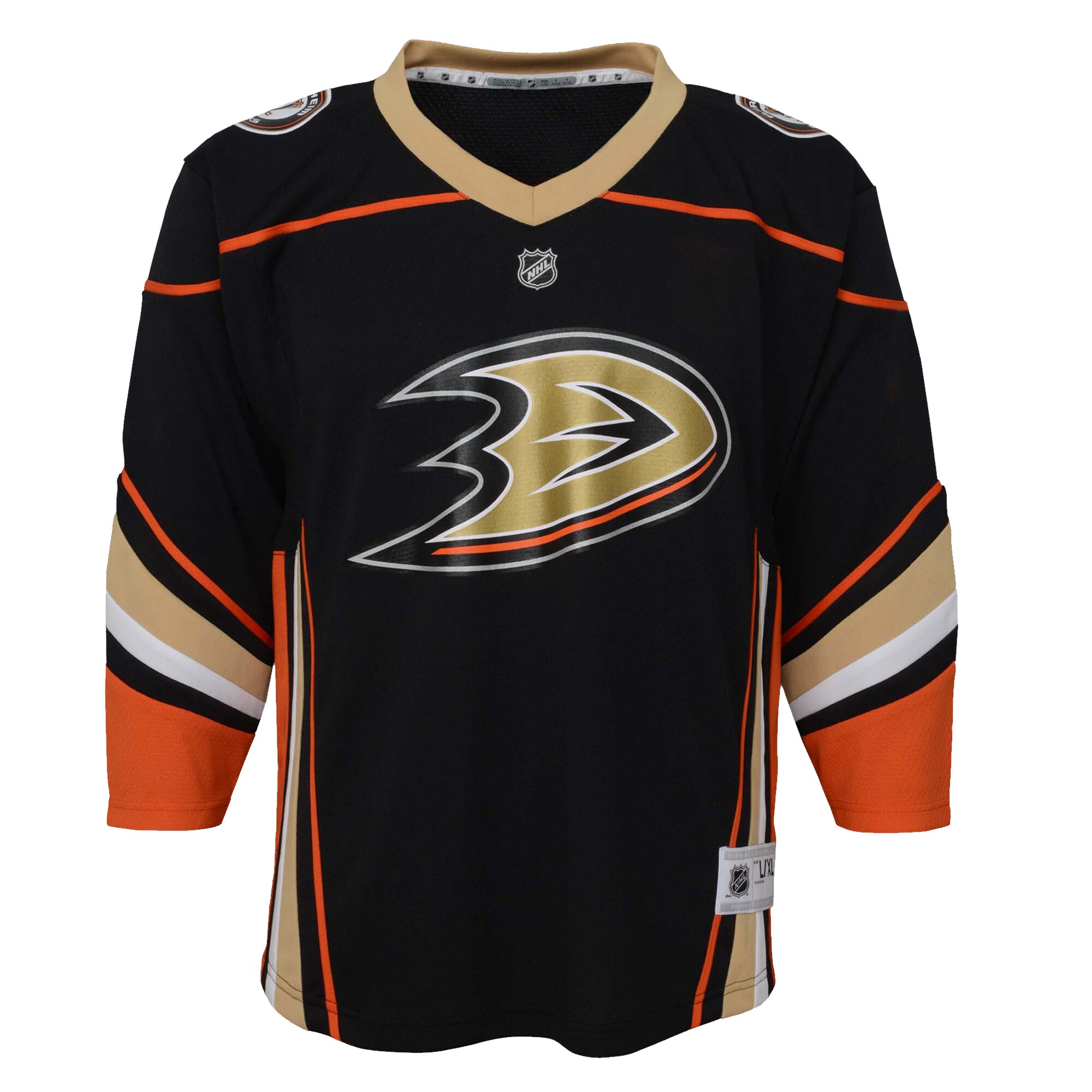 Anaheim Ducks Youth Home Replica Jersey – Black