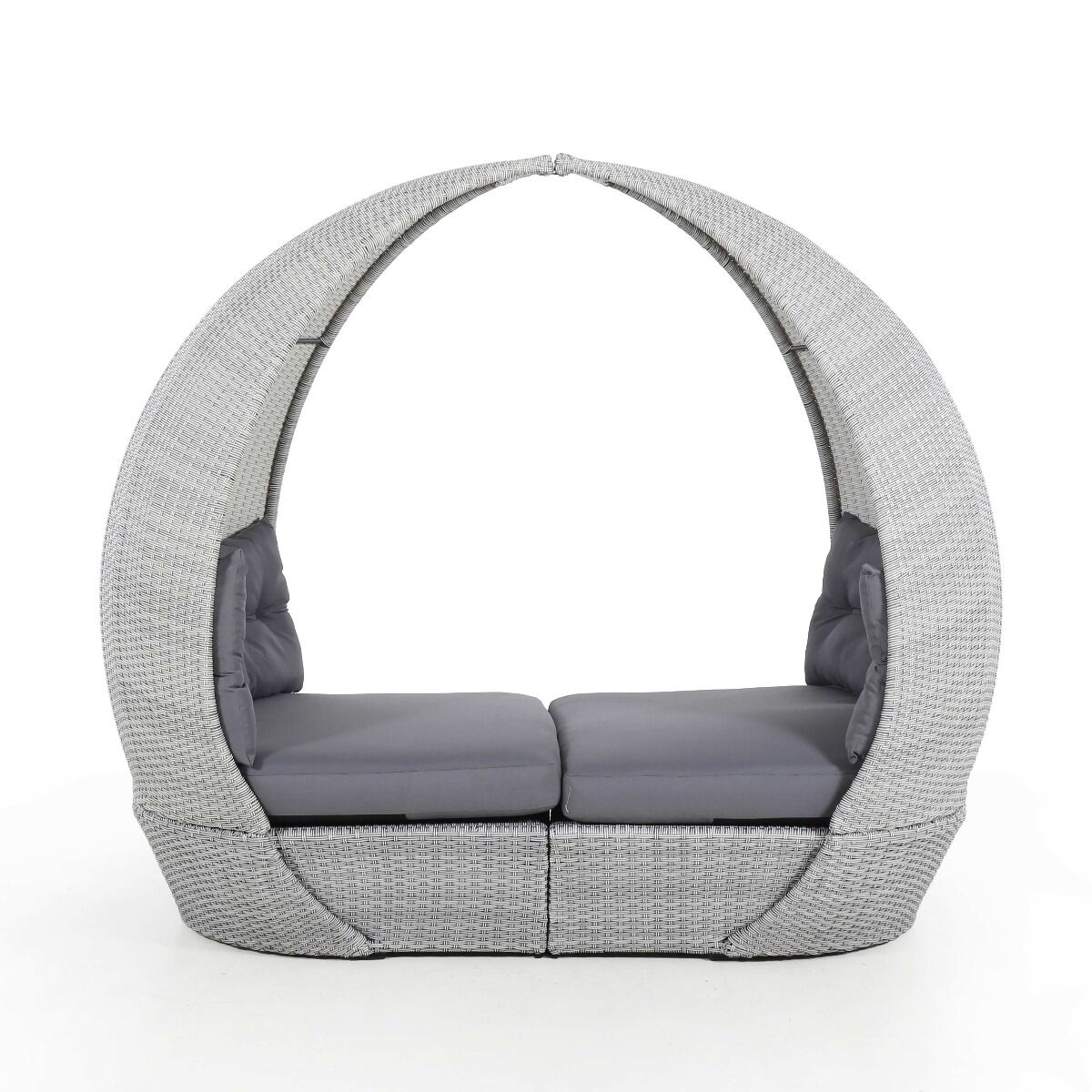 Z Ascot Rattan Daybed with Weatherproof Cushions