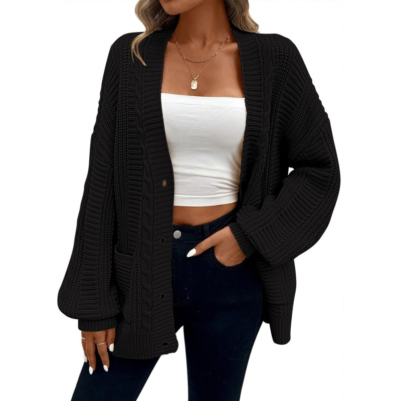 Women's 2026 Oversized Cardigan Sweater Long