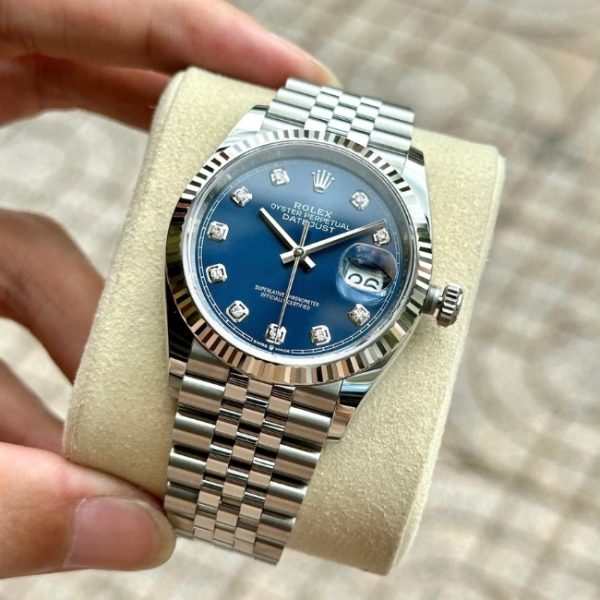 [Superclone] Rolex Datejust 41mm Bright Blue Dial Jubilee 126334