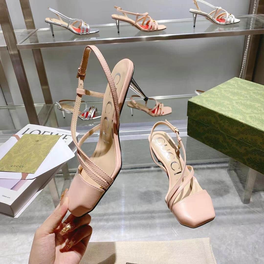 Gucci Rose Gold Mid Heel
