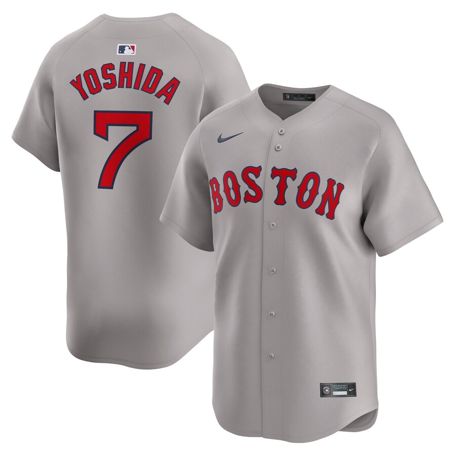 Masataka Yoshida Boston Red Sox Away Limited Player Jersey Gray