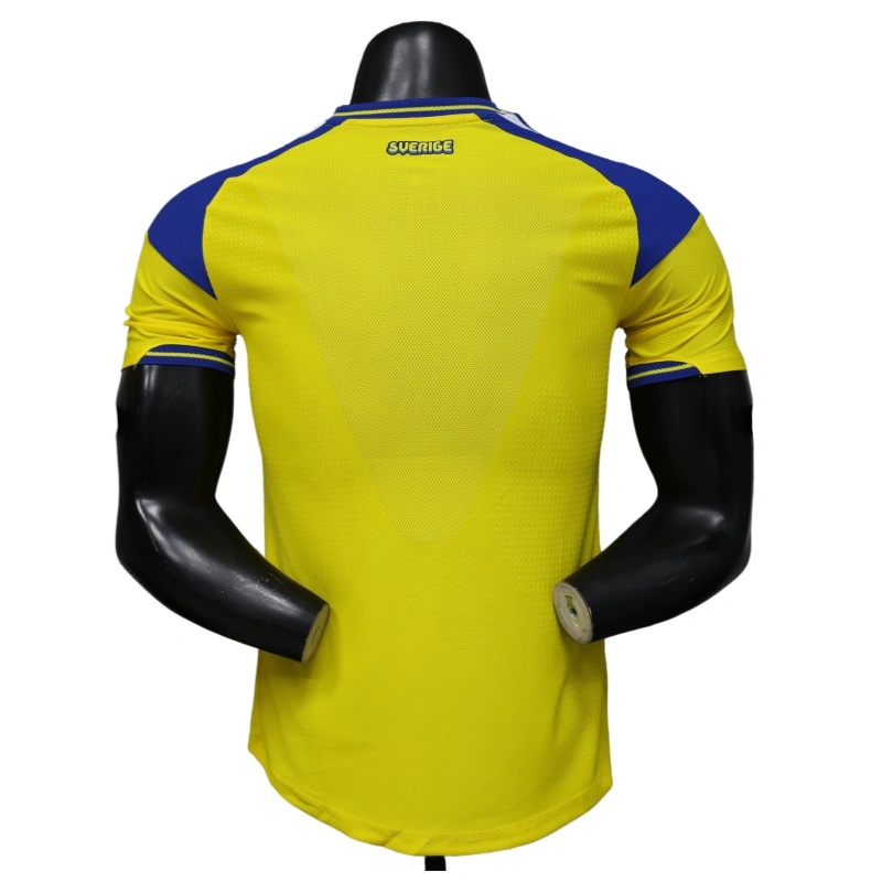 World Cup 2026 Sweden Team Home Football Jersey Player Version - JerseyFun