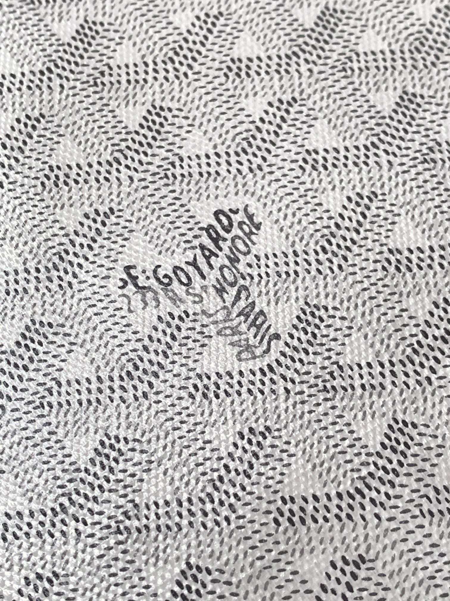 Goyard Yona Bag Coated MM 21Cm White Canvas