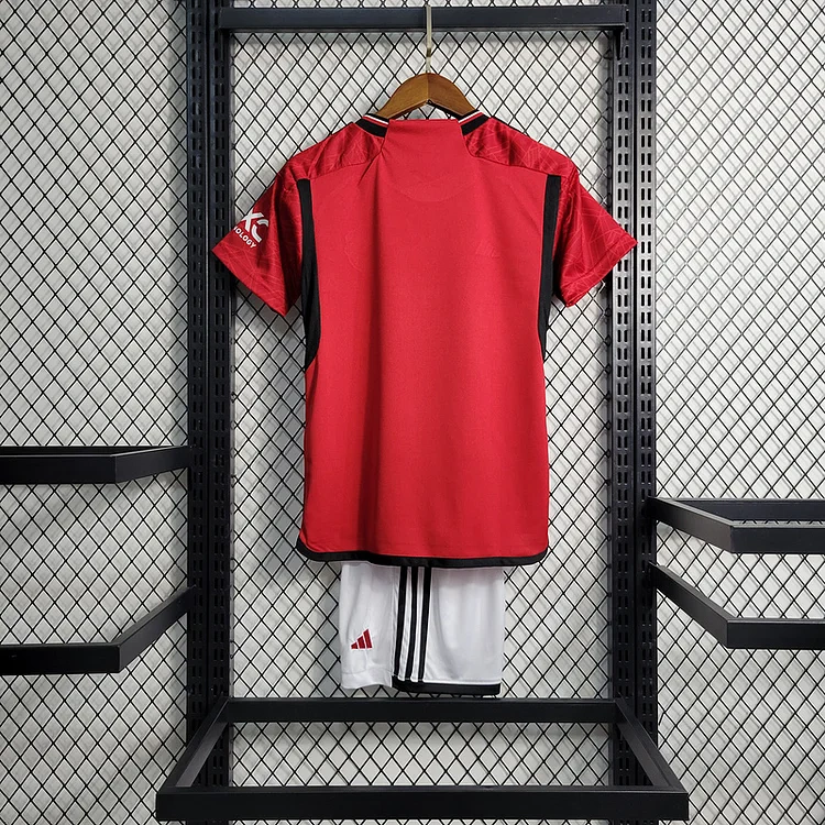 2023-24 Manchester United Home Kids Football jersey