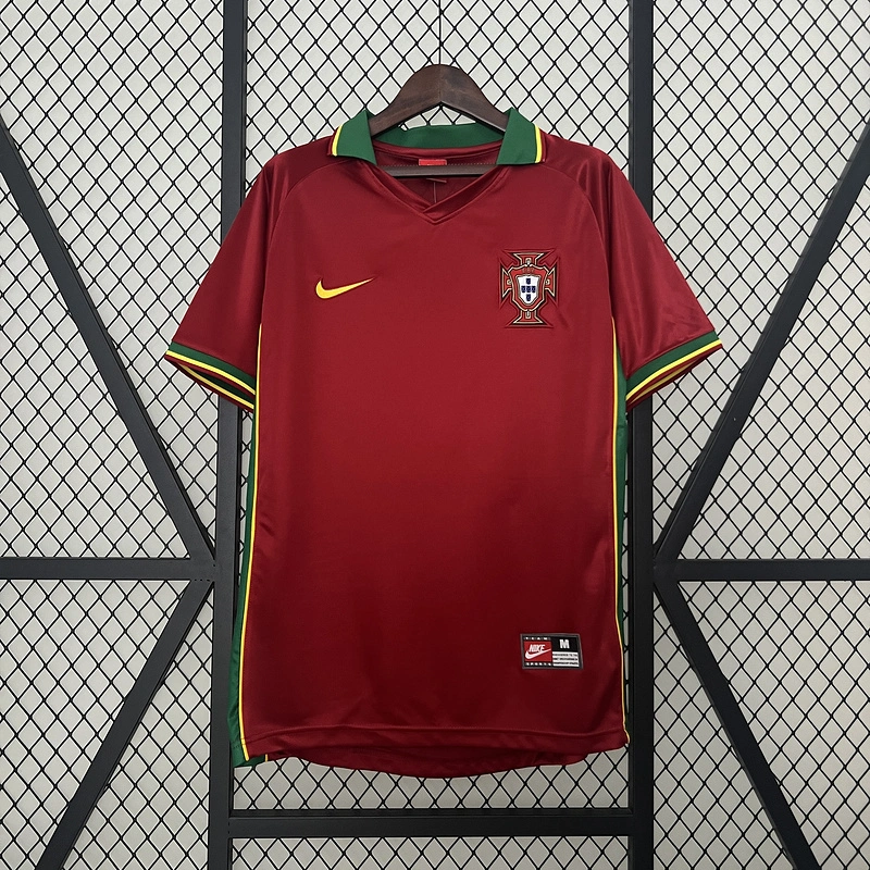 Retro 1998 Portugal Home Football jersey retro