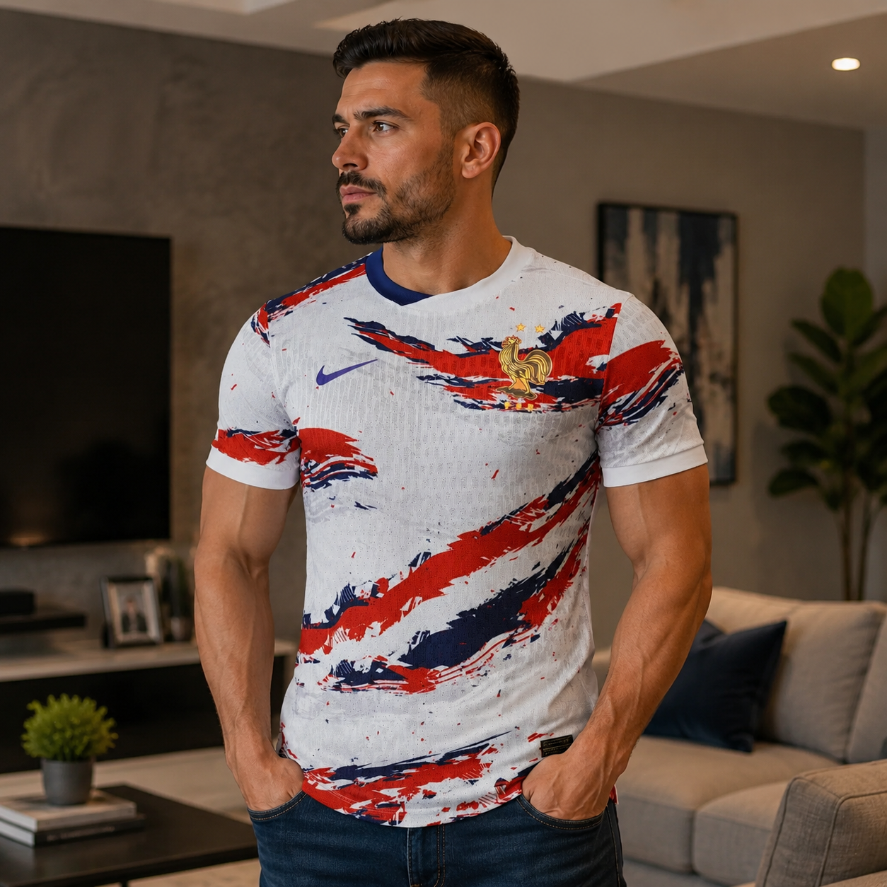 2026 France Team Home Football Jersey Player Version Special Edition2 - JerseyFun