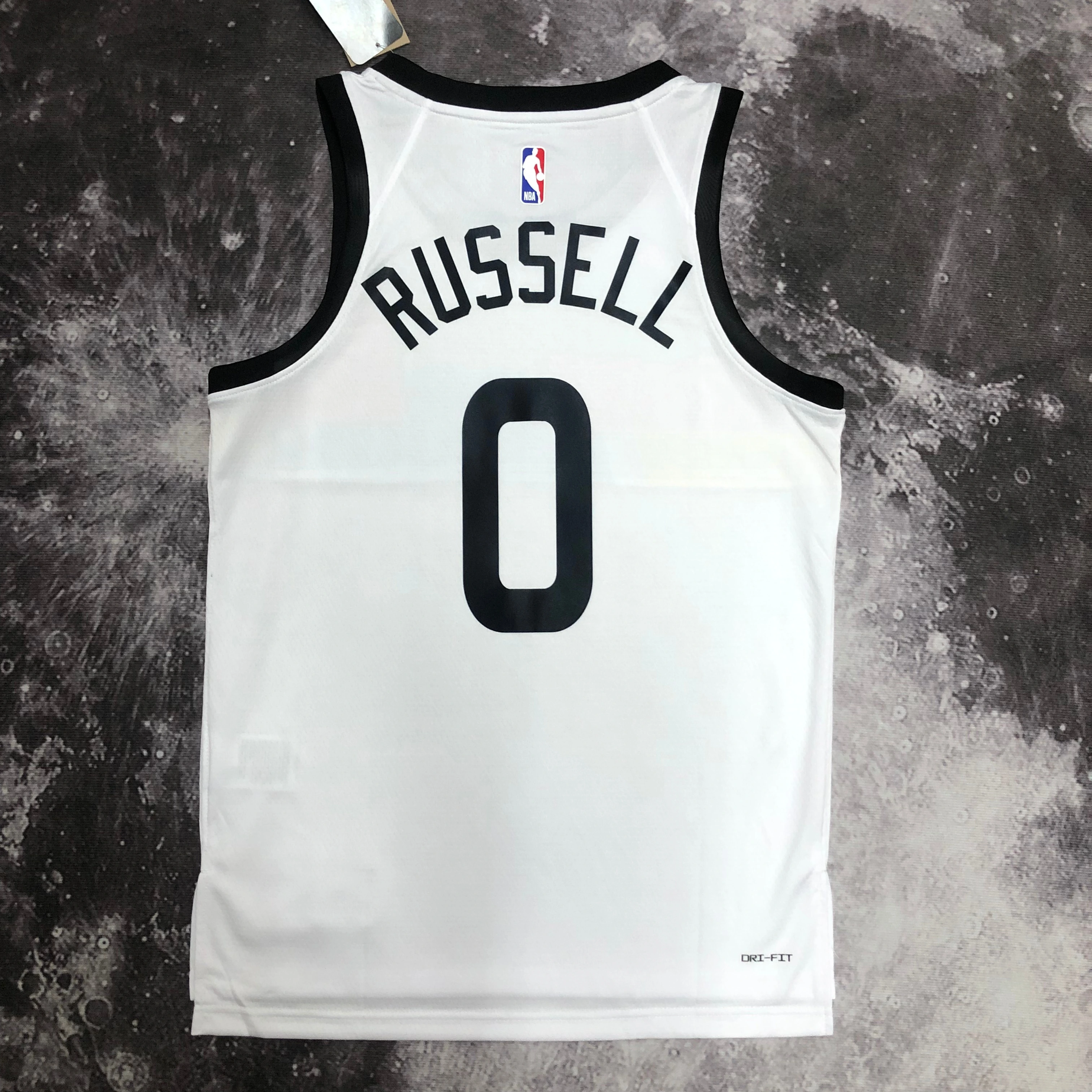 2023 NBA Minnesota Timberwolves 0 Russell Basketball Jersey