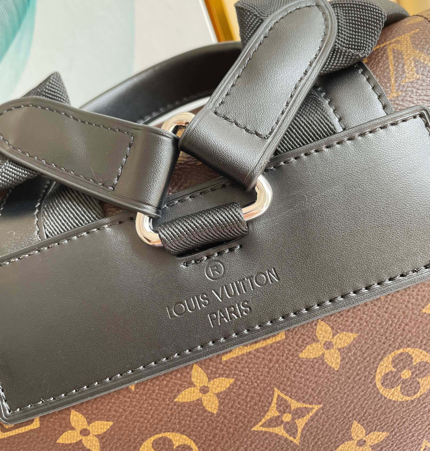 Louis Vuitton Christopher Backpack Monogram Brown Macassar Canvas 45Cm M43735