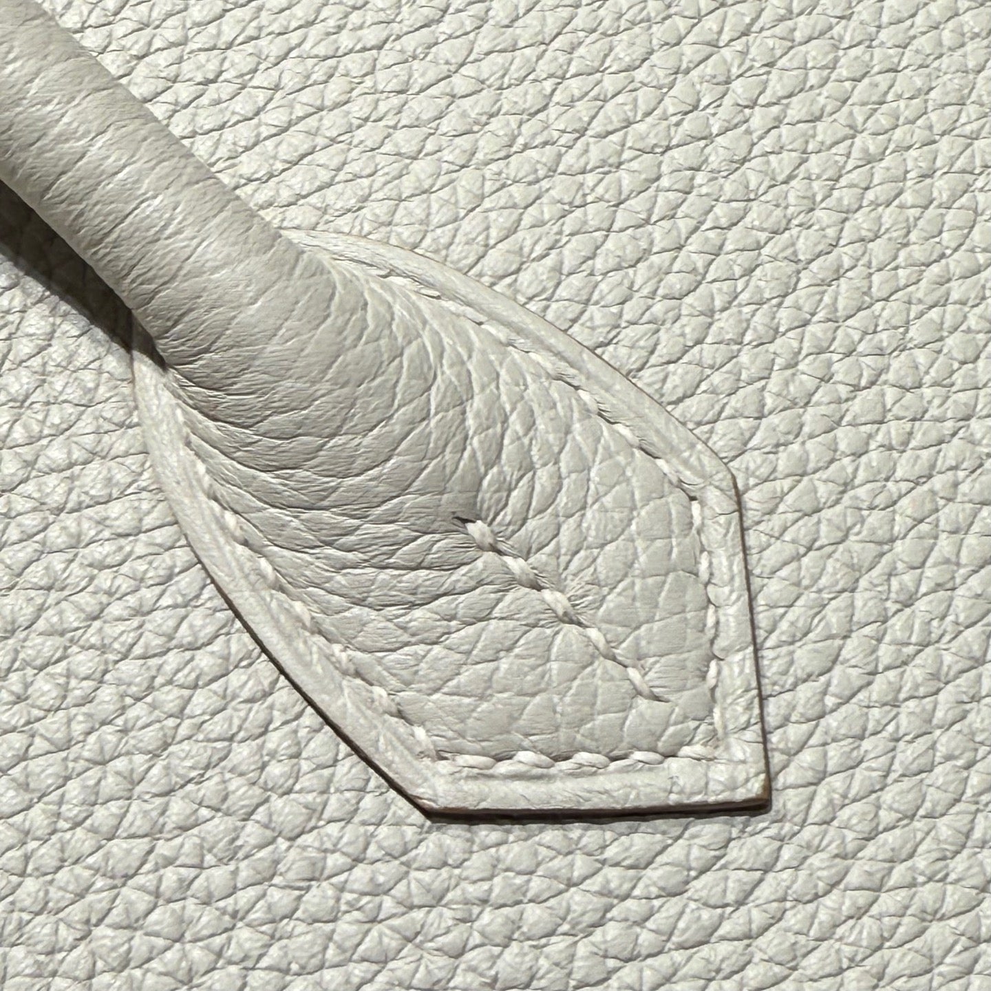 Hermes Birkin 25Cm White Togo Leather Silver Hardware 237490