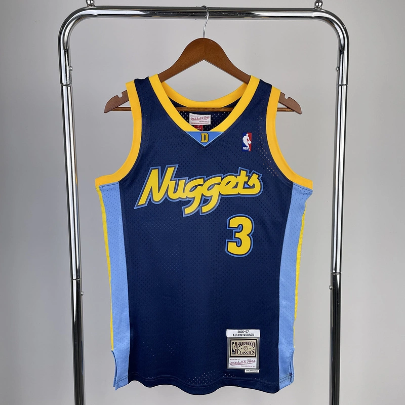 2006-67 NBA Denver Nuggets 3 IVERSON Basketball jersey