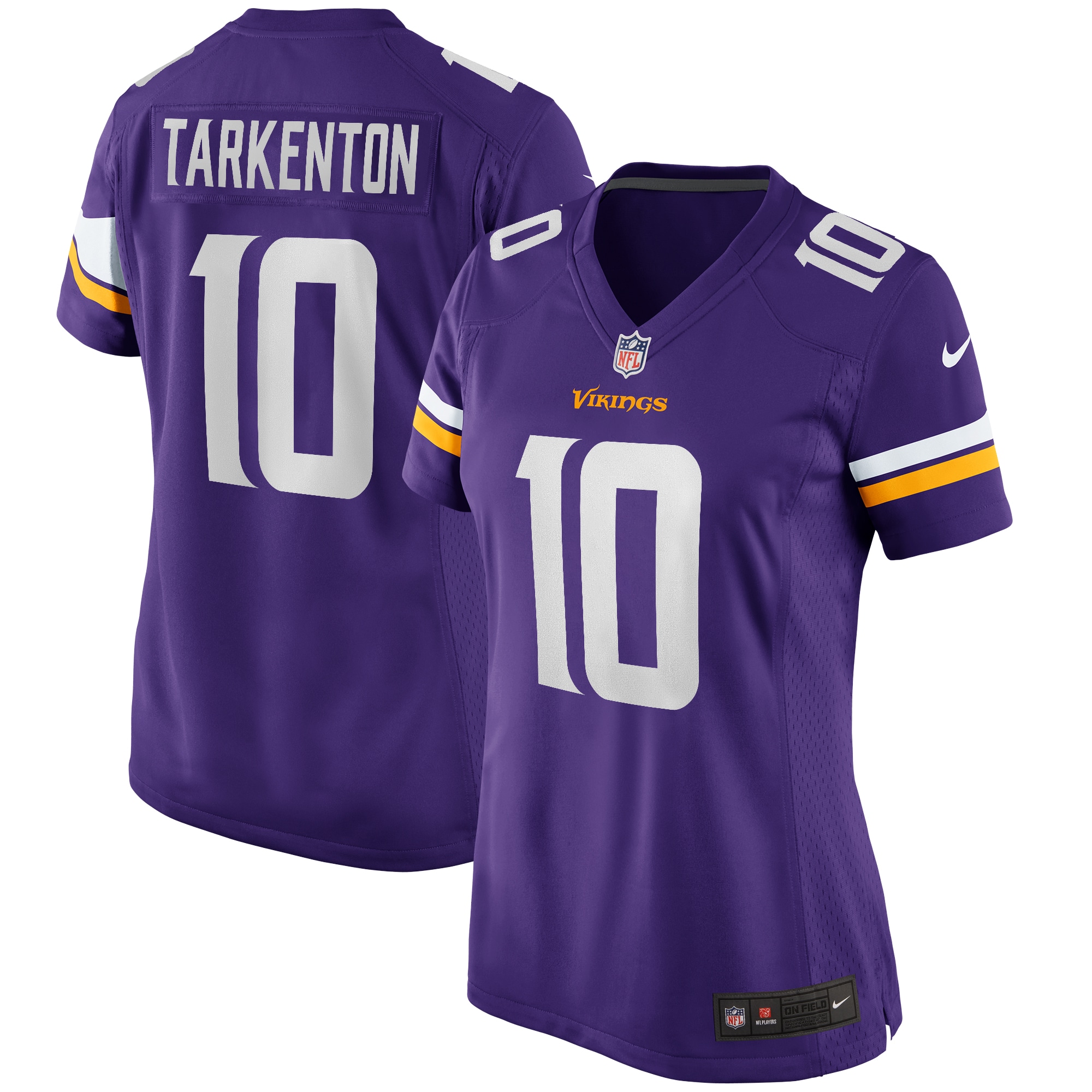 Fran Tarkenton Minnesota Vikings Nike Women's Game Retired Player Jersey - Purple