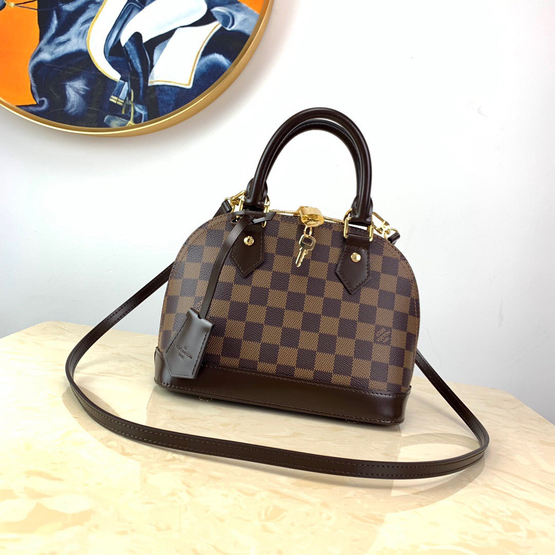 Louis Vuitton Alma Bb Damier Ebene 23Cm