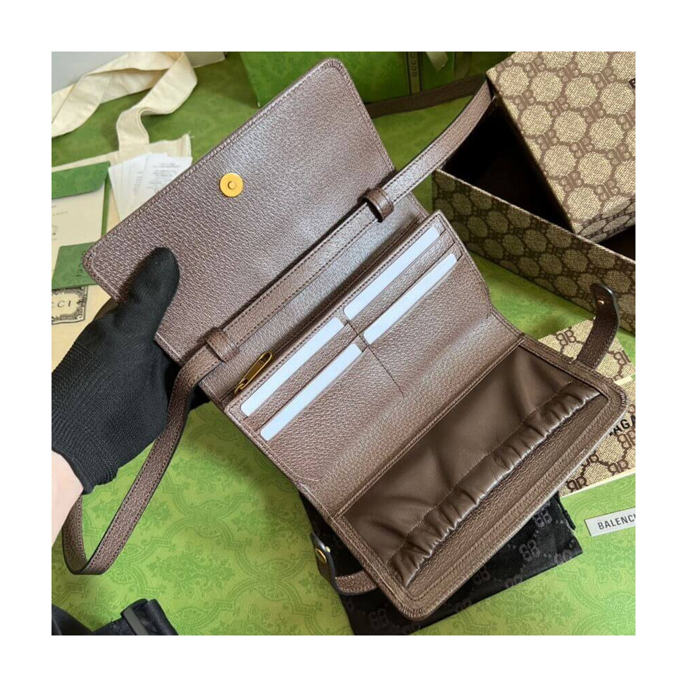 Balenciaga x Gucci Hacker Mini Crossbody Bag Coffee