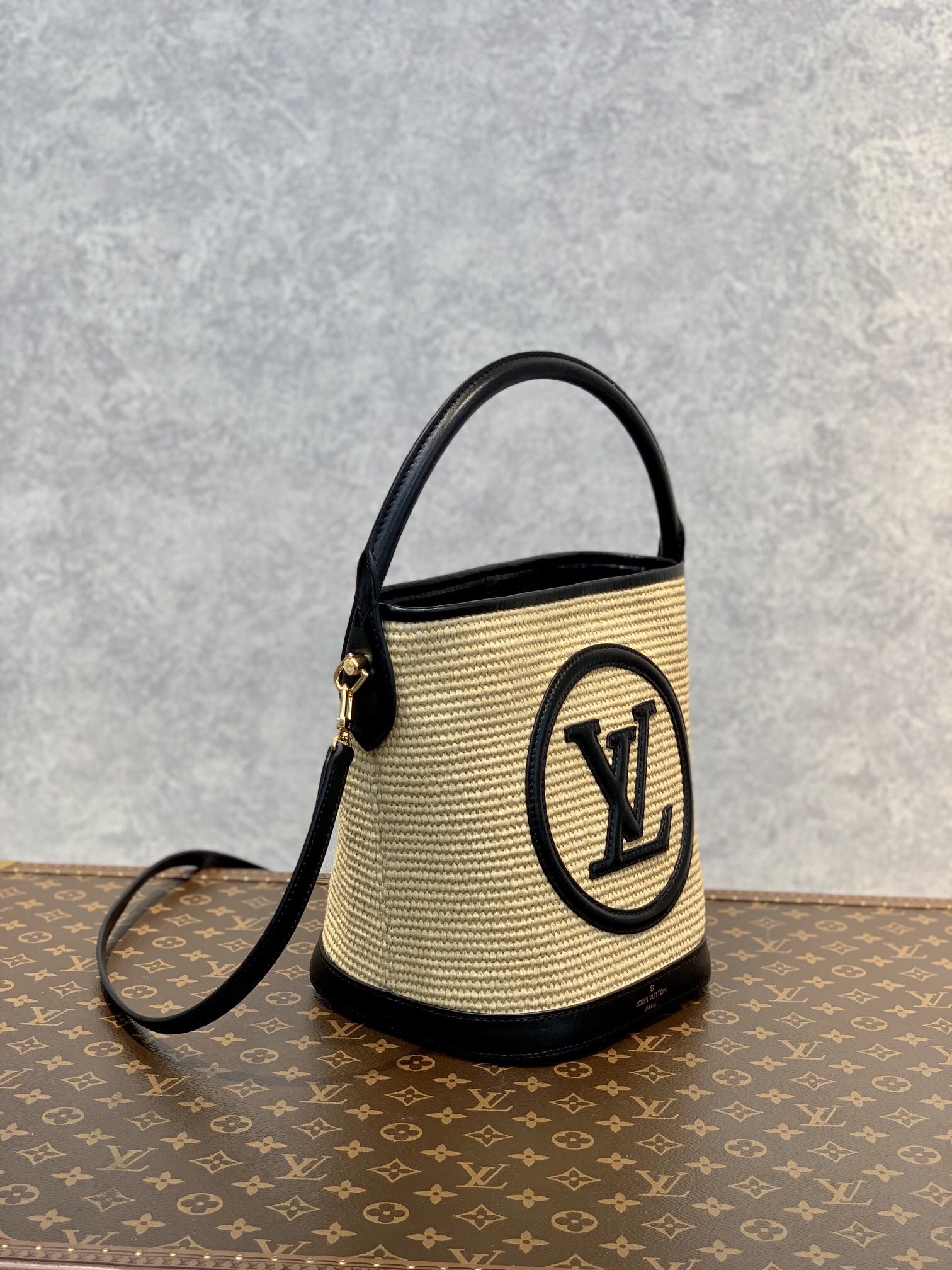 Louis Vuitton Petit Bucket 24Cm Black M59961