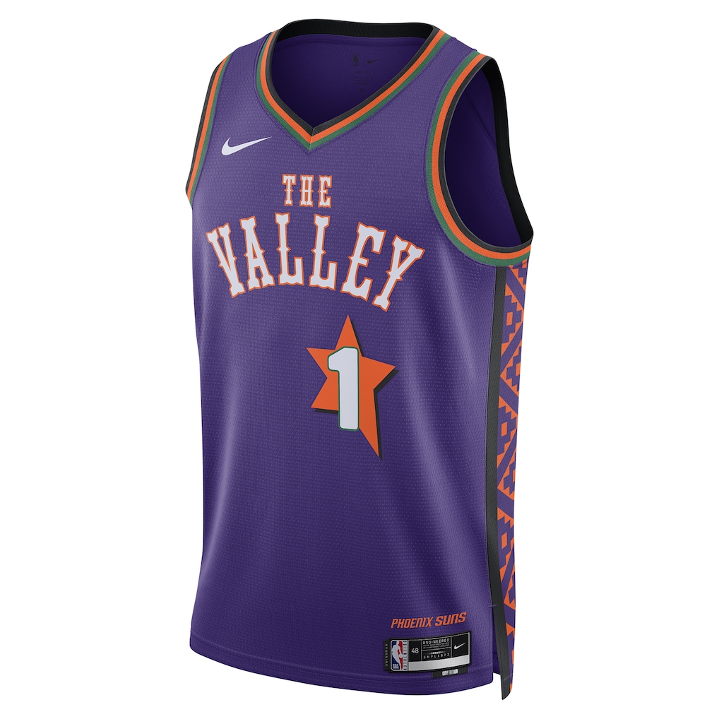 Men's Phoenix Suns Devin Booker  Purple 2024/25  Player Jersey - City Edition
