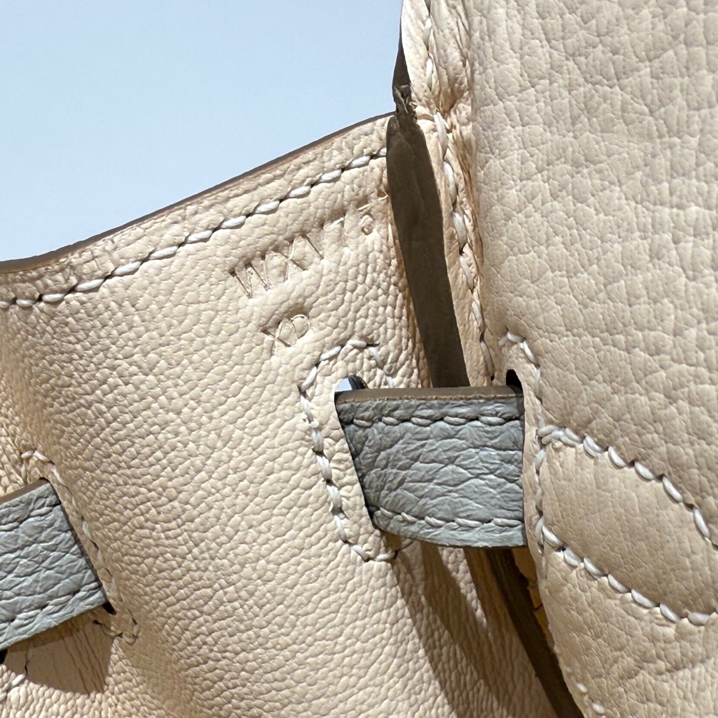 Hermes Birkin 25Cm White Togo Leather Silver Hardware 237490