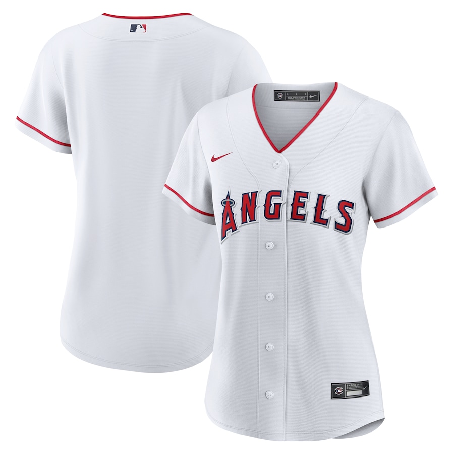 Los Angeles Angels Women's Home Blank Jersey White